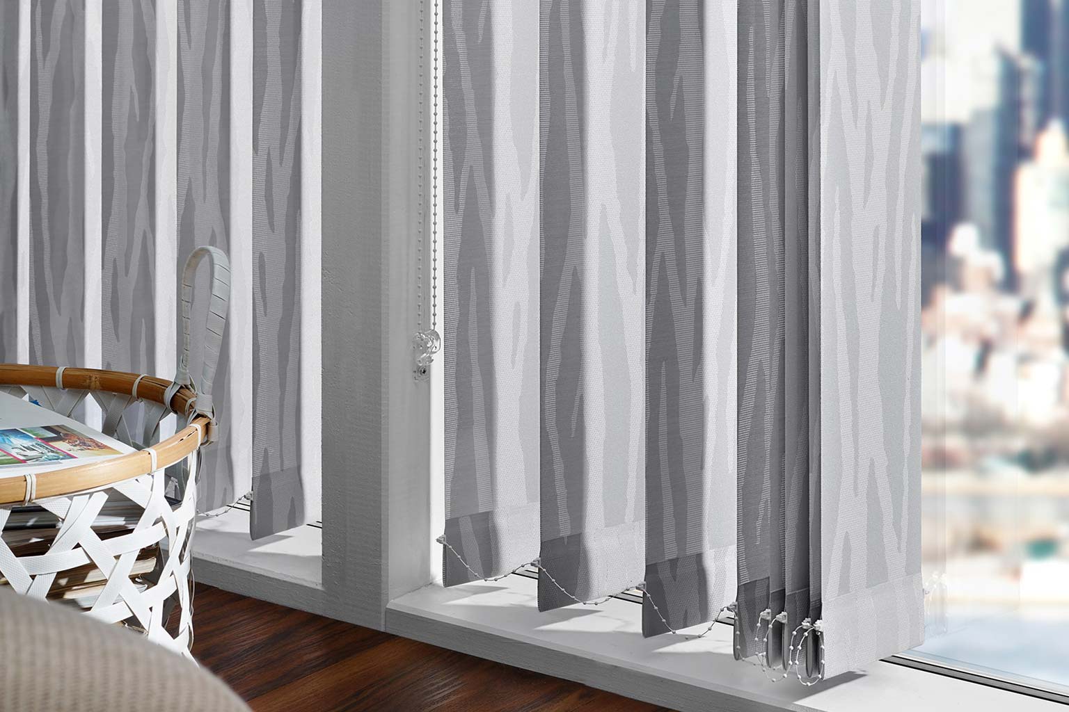Lamellenvorhänge nach Maß online bestellen für Senkrechtfenster