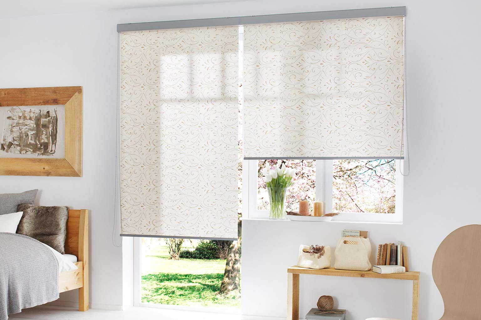Verschönern Sie Ihre Fenster mit einem stilvollen Glasleistenrollo!